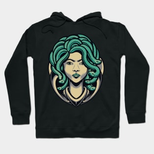 Gothic Faced Medusa Hoodie